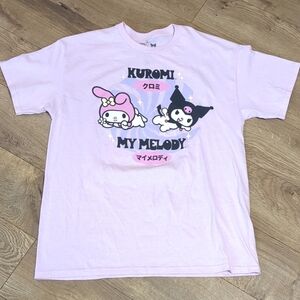 My Melody & Kuromi Sanrio Double Sided Tee Shirt Size L